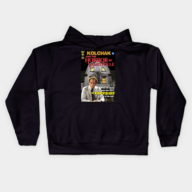 Kolchak and the Amityville Horror Kids Hoodie by woodsman